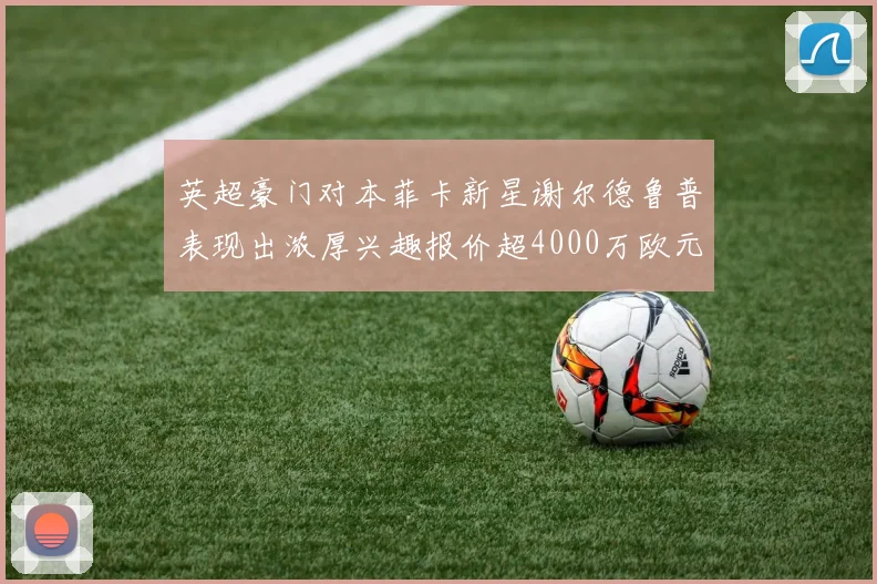 英超豪门对本菲卡新星谢尔德鲁普表现出浓厚兴趣报价超4000万欧元可行